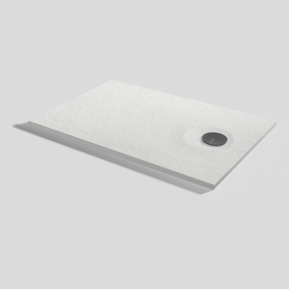 Plato de ducha Livo Slate Negro prostokątny 120x80