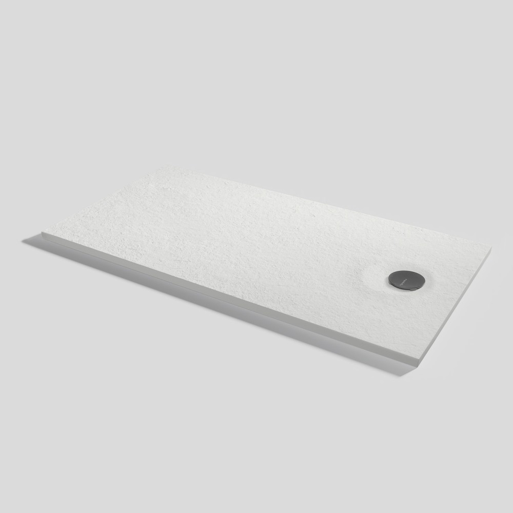 Plato de ducha Livo Slate Negro prostokątny 160x80