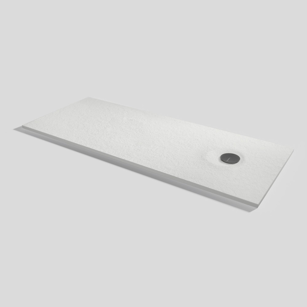 Plato de ducha Livo Slate Negro prostokątny 200x80