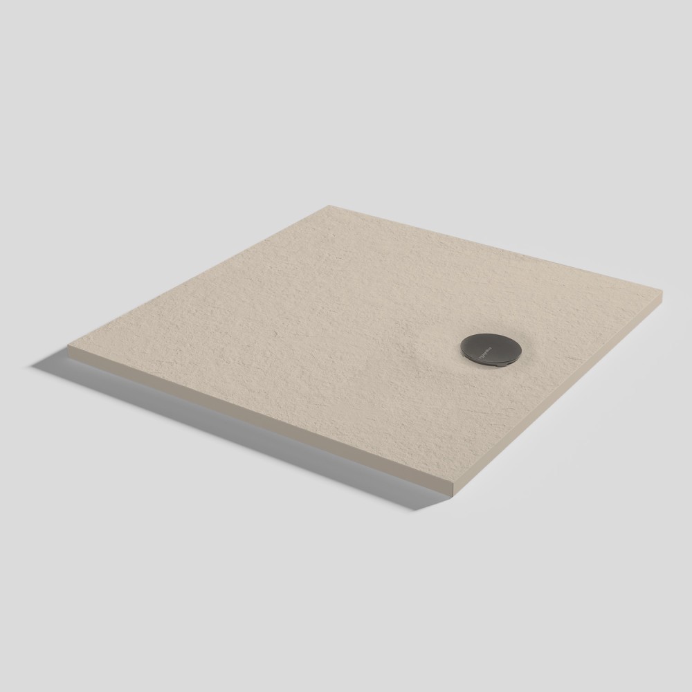 Plato de ducha Livo Slate Sand kwadrat 100x100