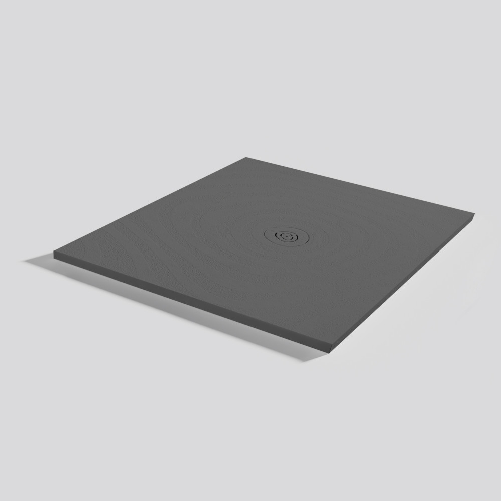 Shower tray Natur Wave Acier Square 100x100