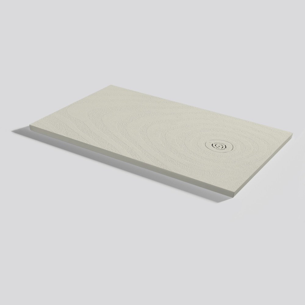 Plato de ducha Natur Wave Beige Rectangular 120x70