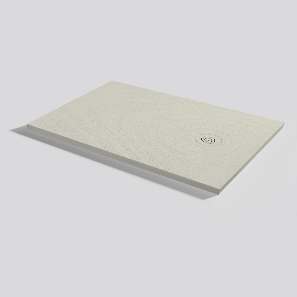 Shower tray Natur Wave Beige Rectangular 120x80