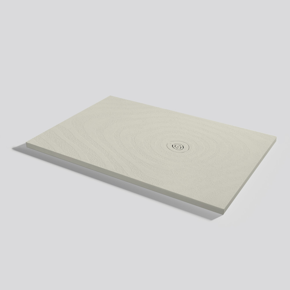 Duschwanne Natur Wave Beige Rechteckig 140x90