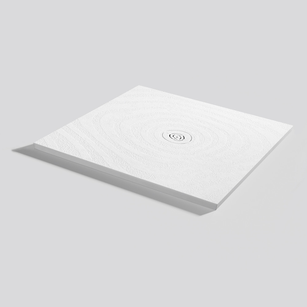 Plato de ducha Natur Wave Blanco Rectangular 100x90