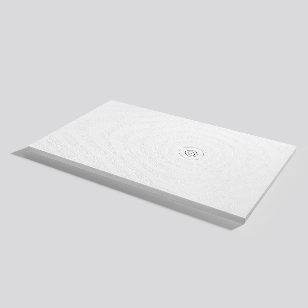 Plato de ducha Natur Wave Blanco Rectangular 140x80