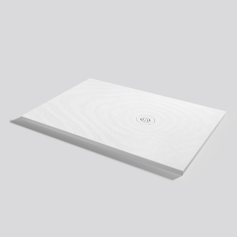 Plato de ducha Natur Wave Blanco Rectangular 140x90