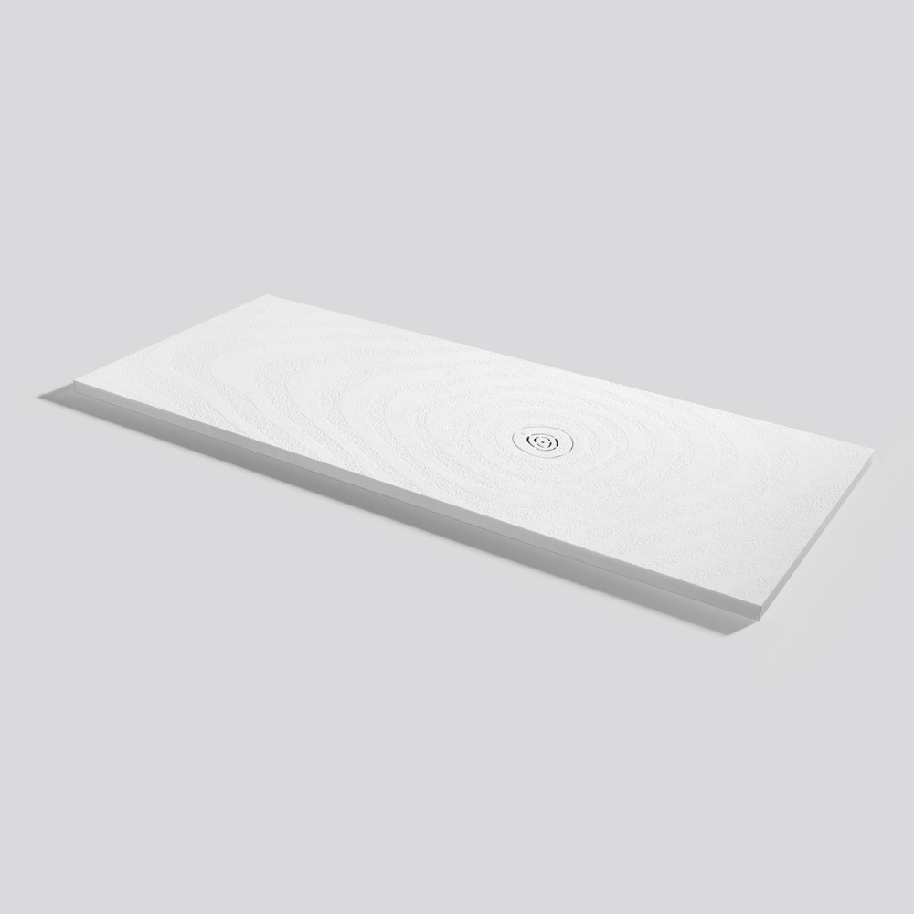 Plato de ducha Natur Wave Blanco Rectangular 180x70