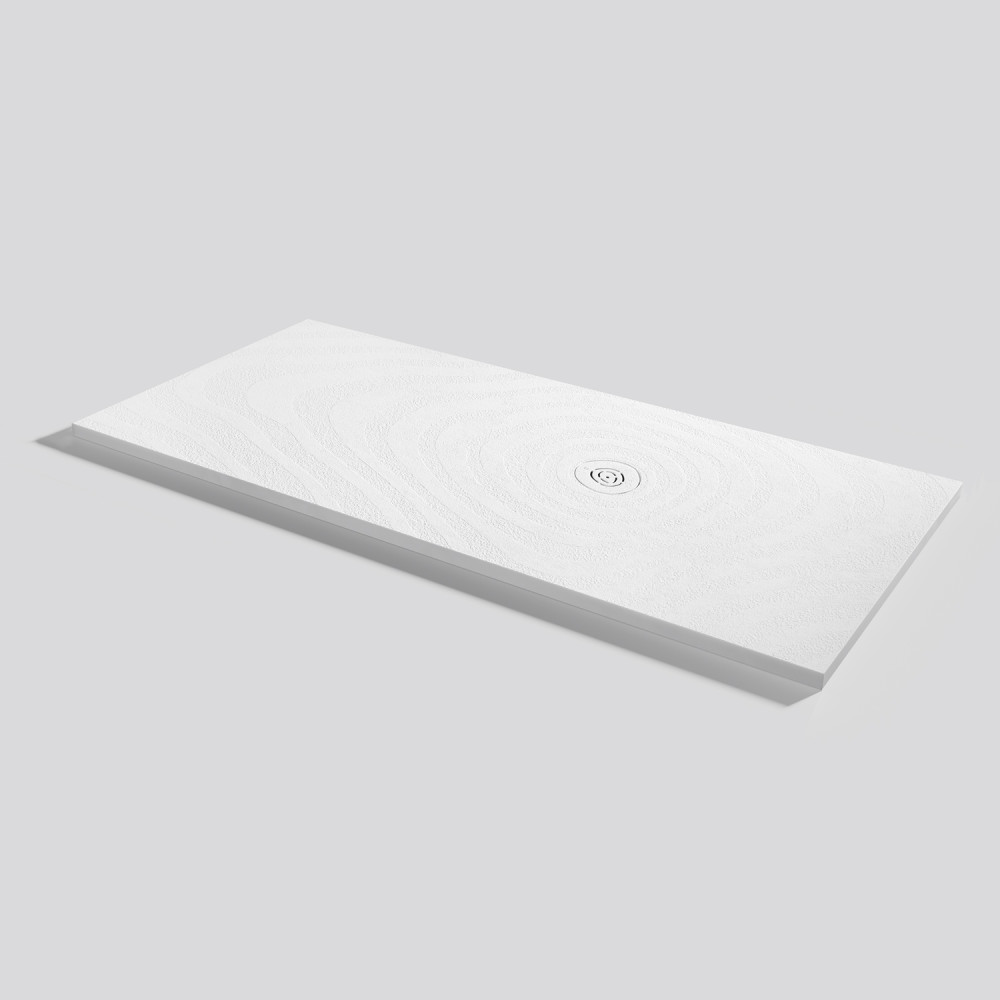 Plato de ducha Natur Wave Blanco Rectangular 180x80