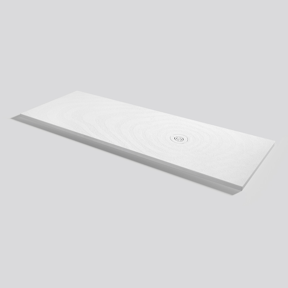 Plato de ducha Natur Wave Blanco Rectangular 200x70