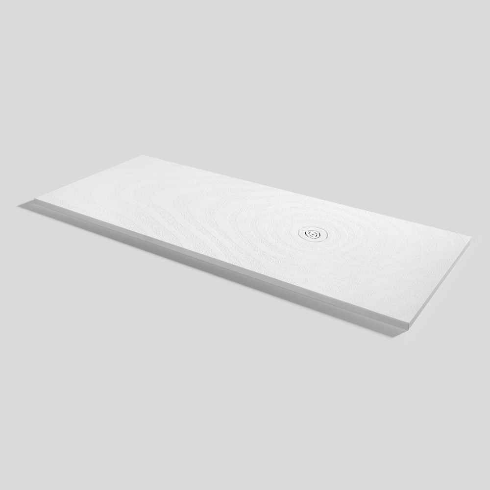 Plato de ducha Natur Wave Blanco Rectangular 200x80