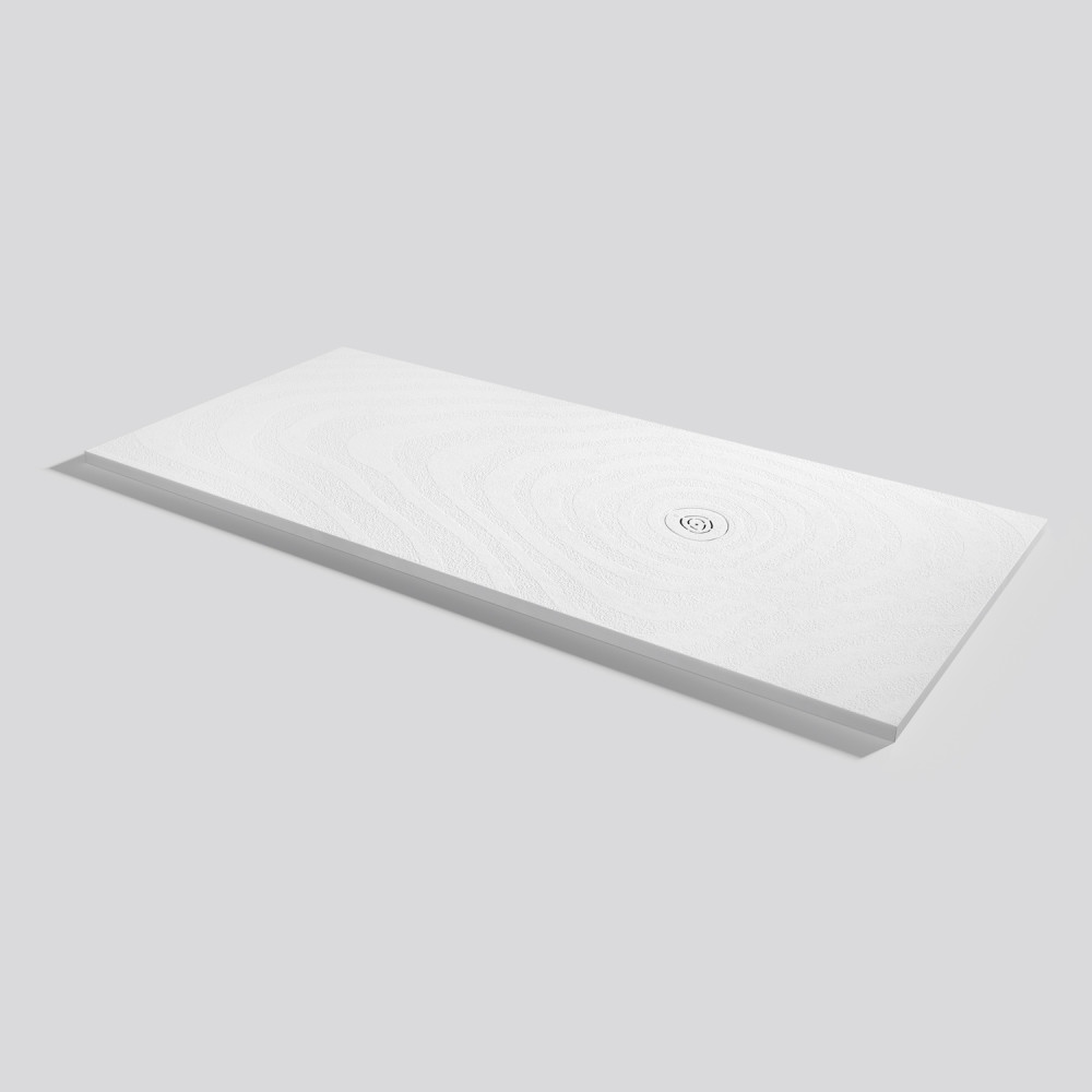 Plato de ducha Natur Wave Blanco Rectangular 200x90
