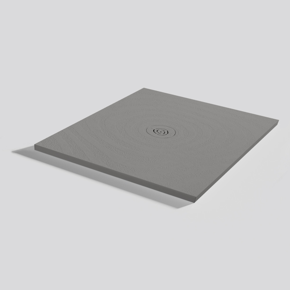 Piatto doccia Natur Wave Cemento Quadrato 90x90
