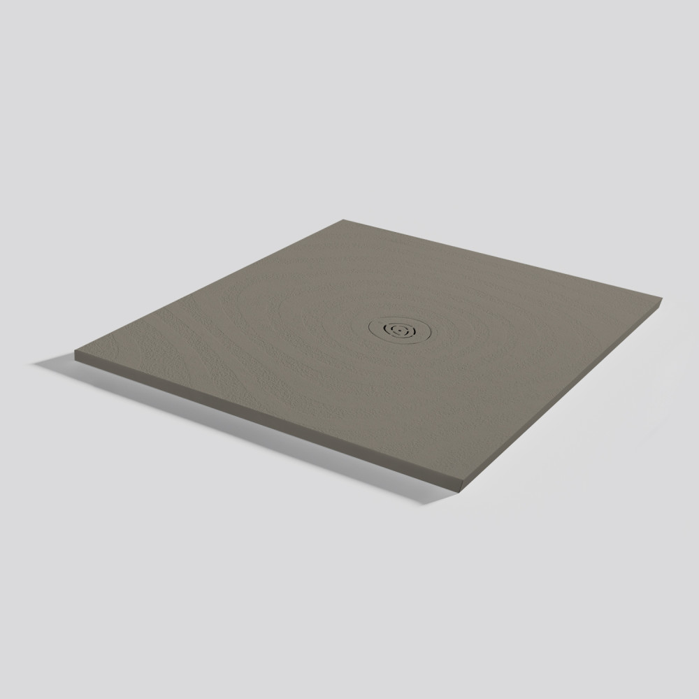 Plato de ducha Natur Wave Fango Cuadrado 100x100