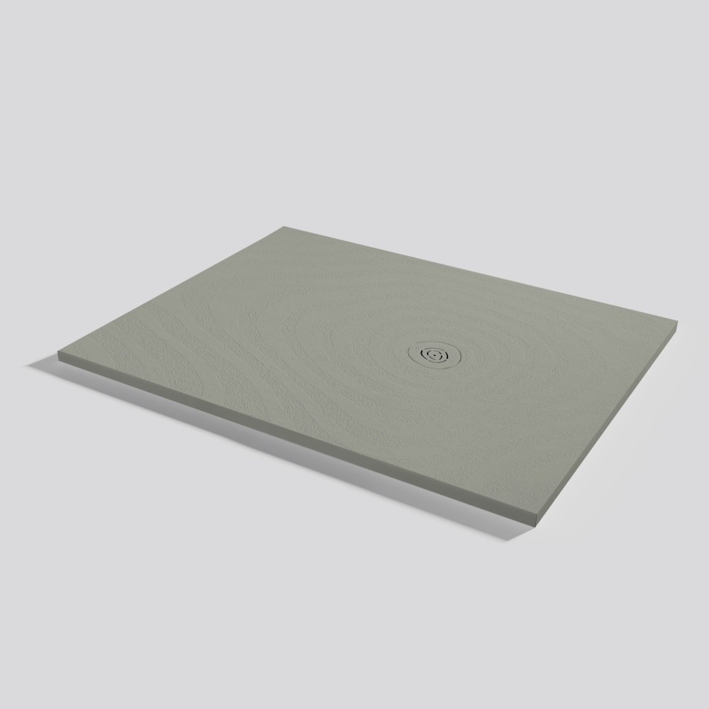Shower tray Natur Wave Grey Rectangular 140x100