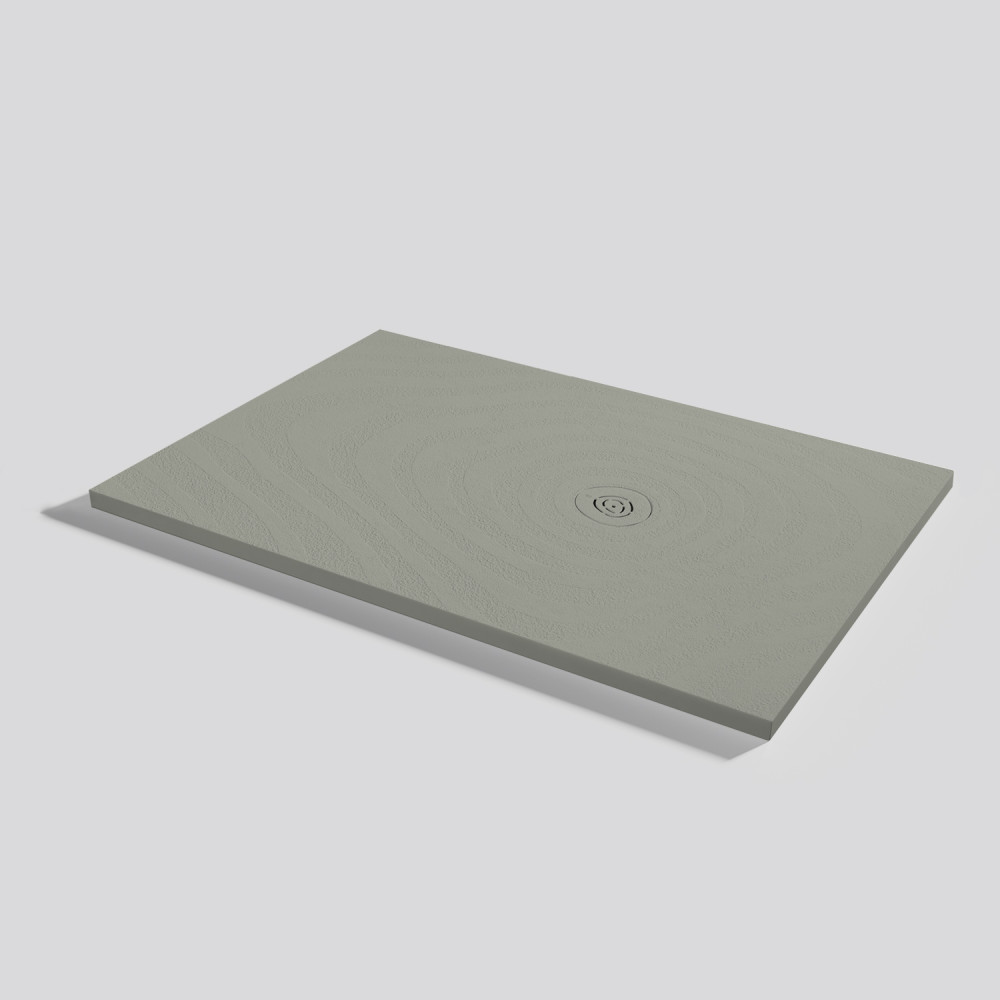 Shower tray Natur Wave Grey Rectangular 140x90