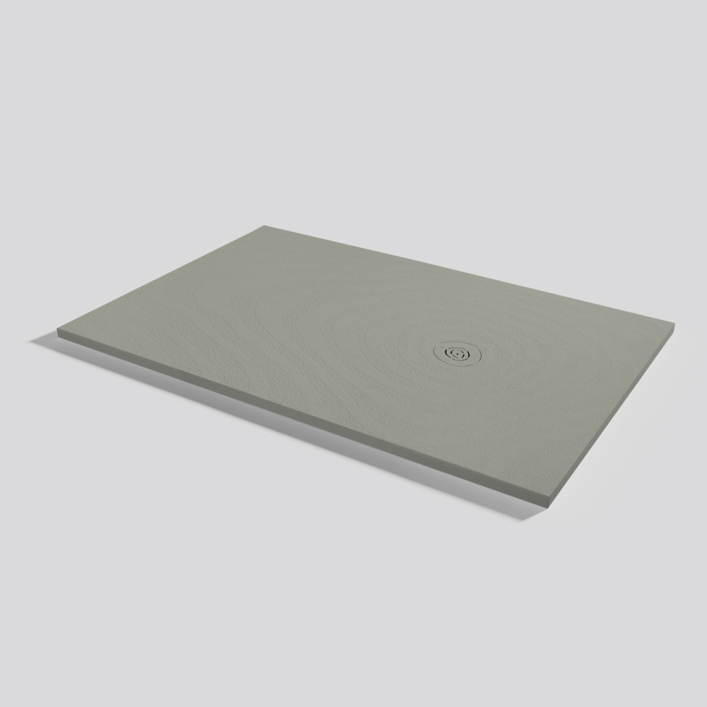 Shower tray Natur Wave Grey Rectangular 160x100