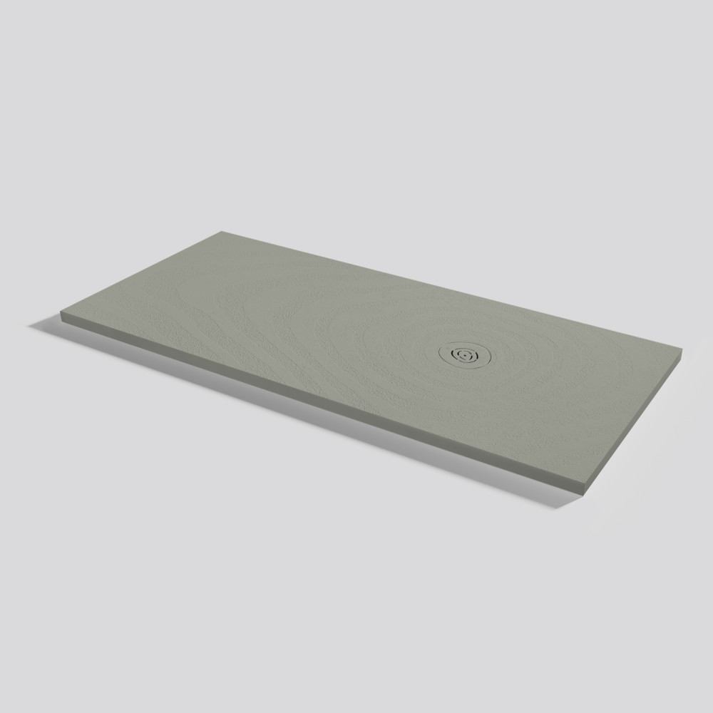 Shower tray Natur Wave Grey Rectangular 160x70