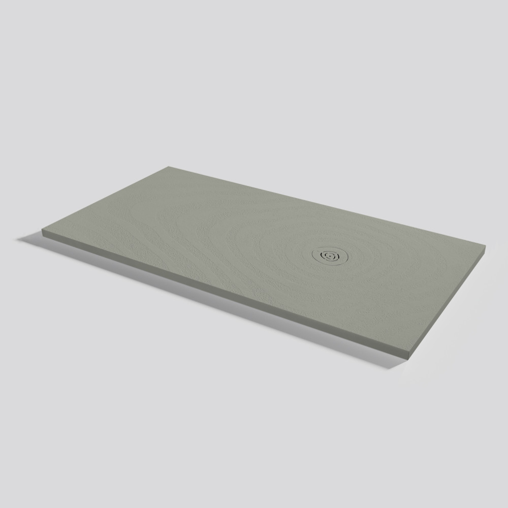 Shower tray Natur Wave Grey Rectangular 160x80