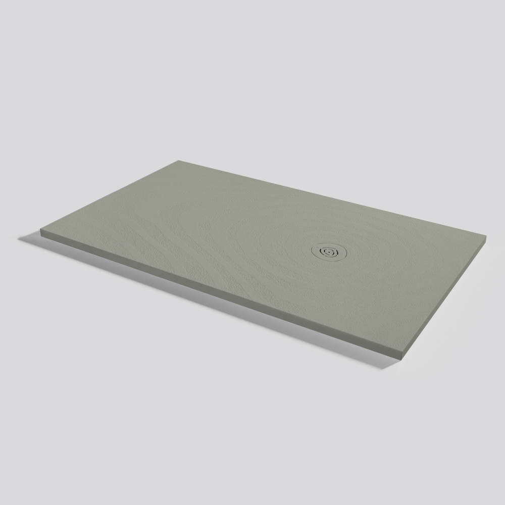 Shower tray Natur Wave Grey Rectangular 160x90