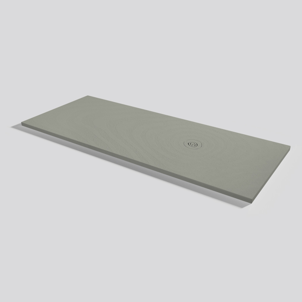Plato de ducha Natur Wave Grey Rectangular 200x80
