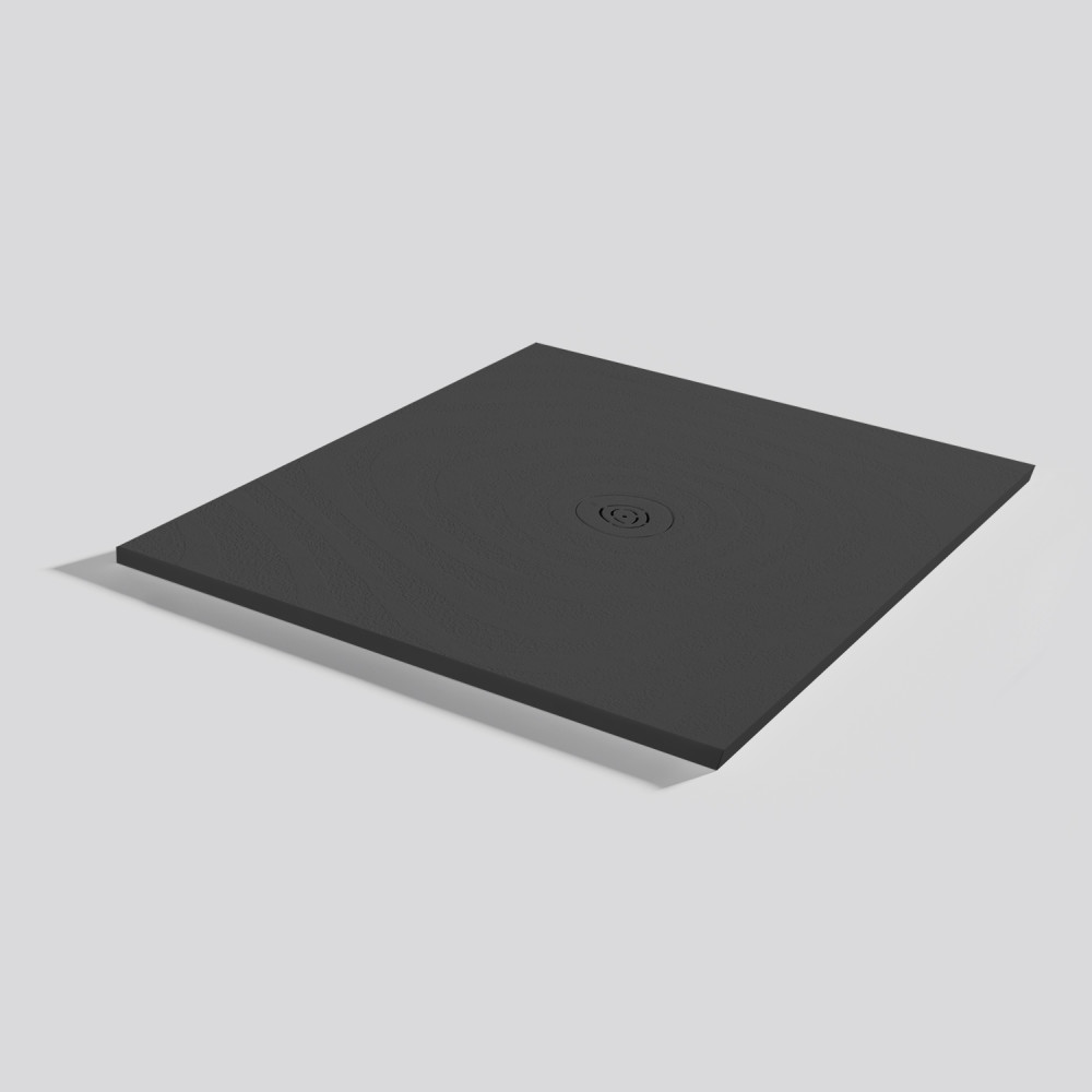 Shower tray Natur Wave Ink Square 100x100