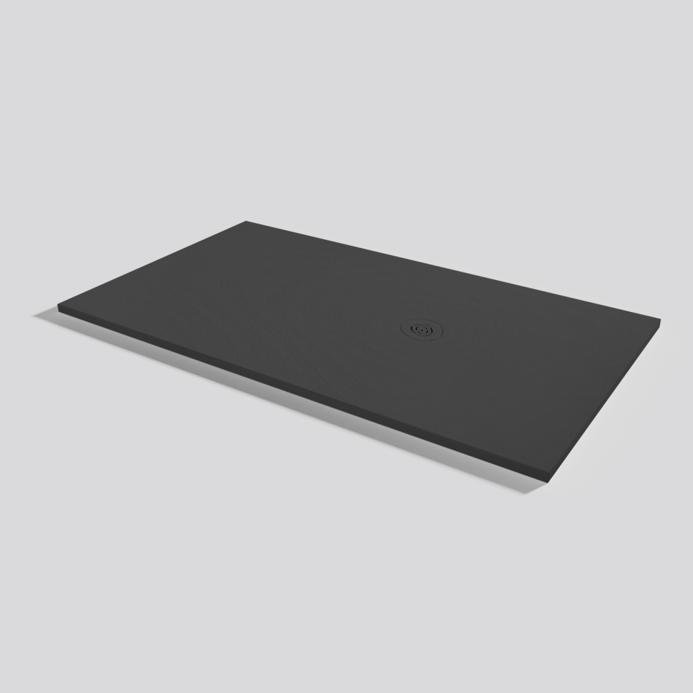 Plato de ducha Natur Wave Ink Rectangular 180x100