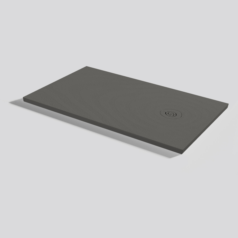 Plato de ducha Natur Wave Lava Rectangular 120x70