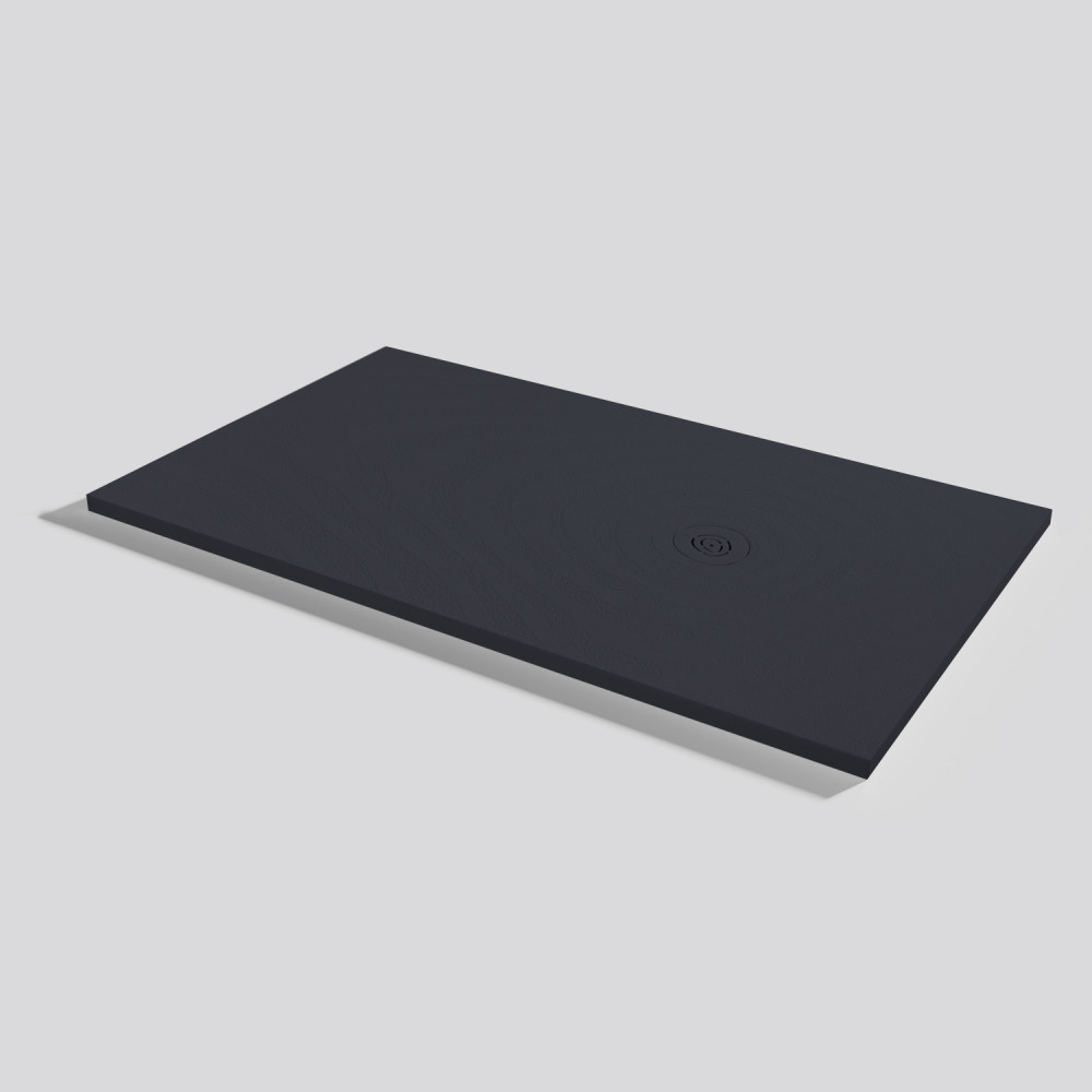 Plato de ducha Natur Wave Negro Rectangular 160x90