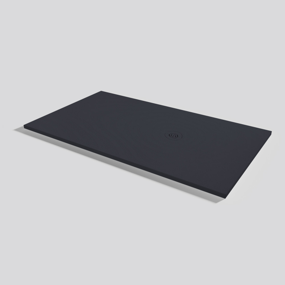 Plato de ducha Natur Wave Negro Rectangular 180x100