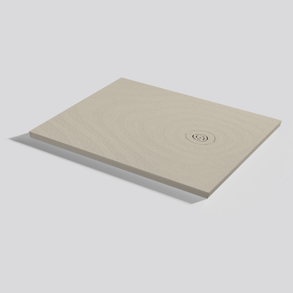 Duschwanne Natur Wave Sand Rechteckig 100x80