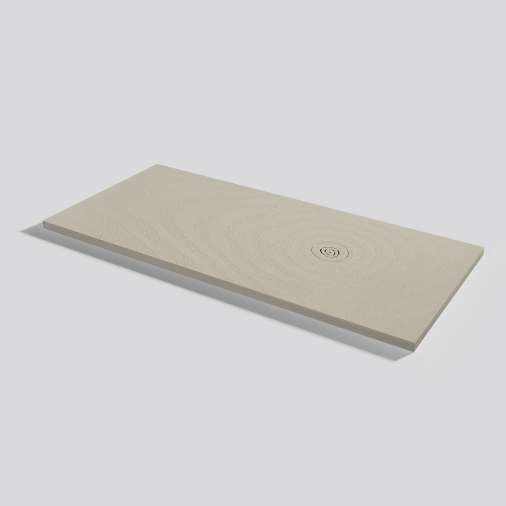 Plato de ducha Natur Wave Sand Rectangular 160x70