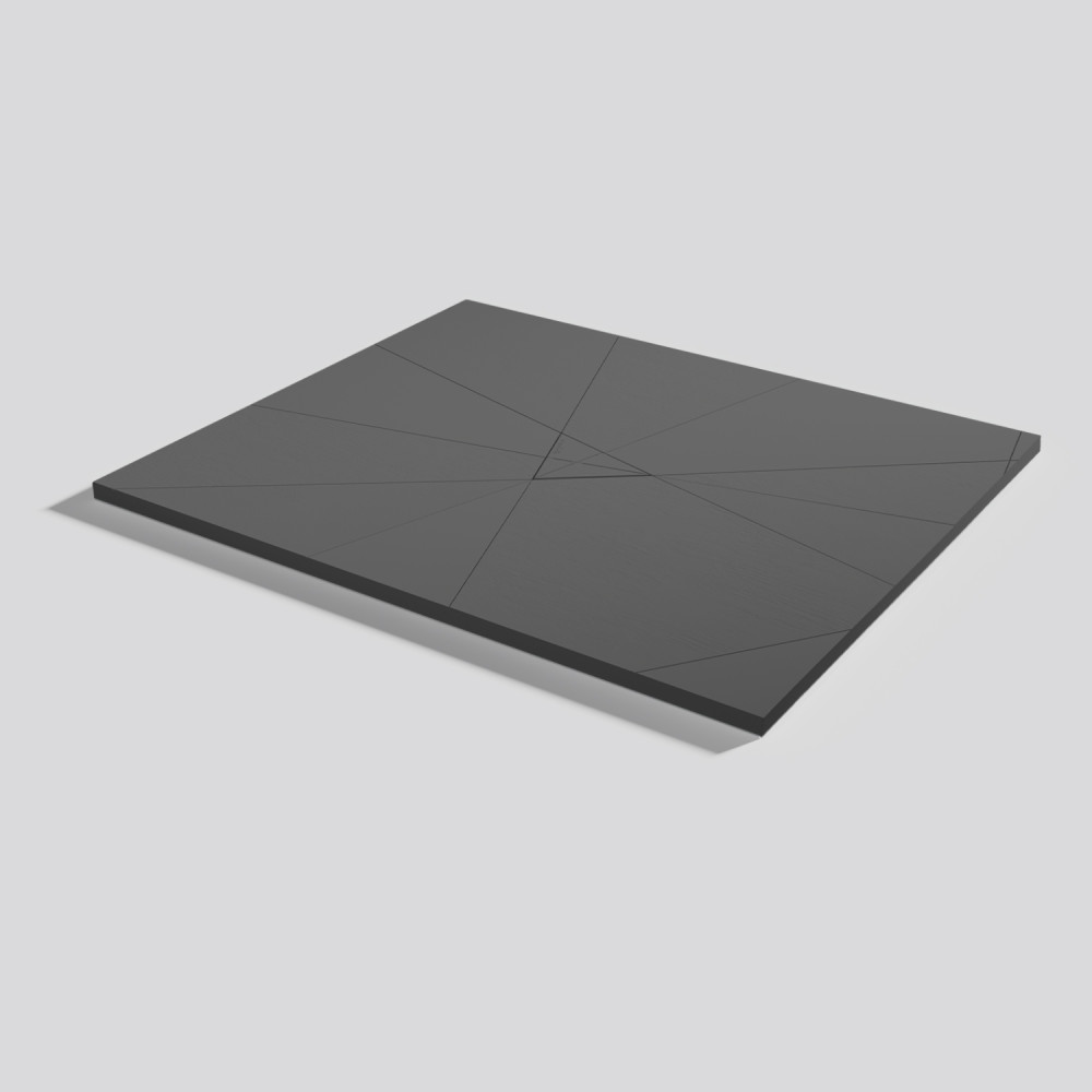Plato de ducha Smart Quiz Acier Rectangular 120x100