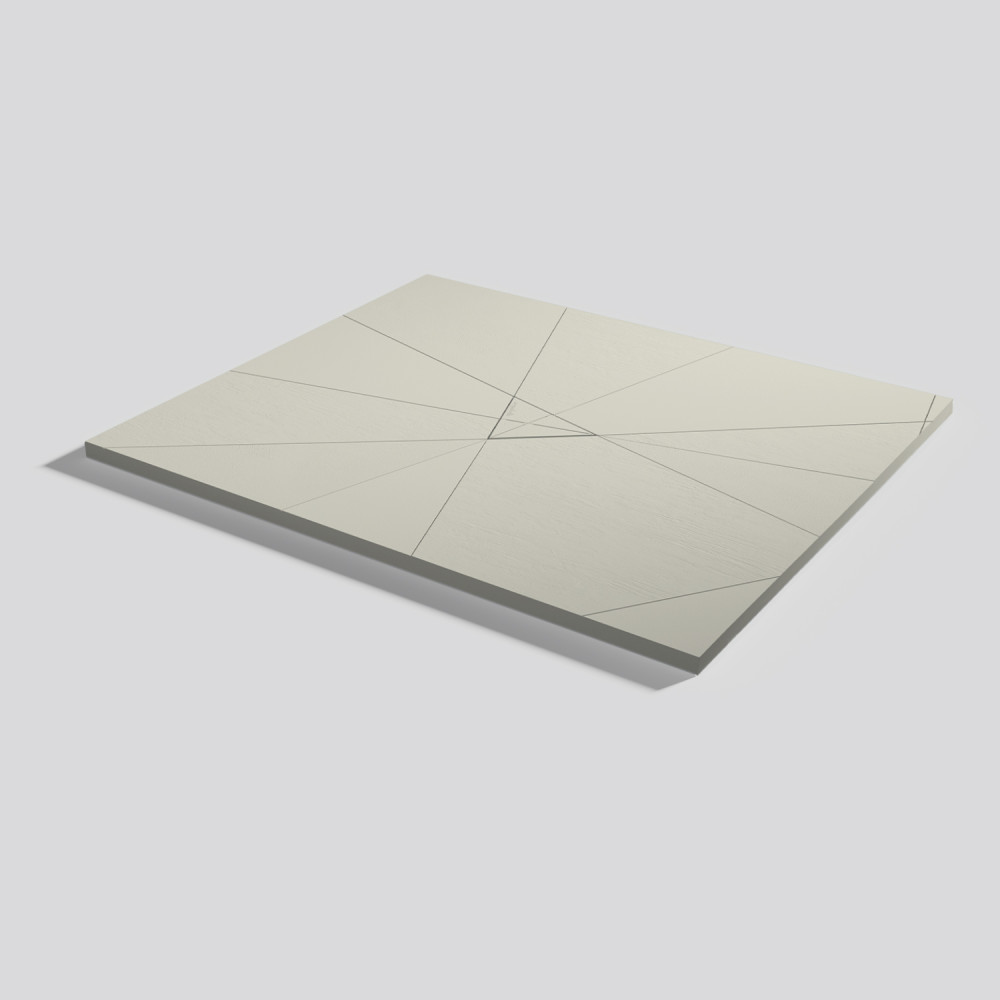 Plato de ducha Smart Quiz Beige Rectangular 120x100