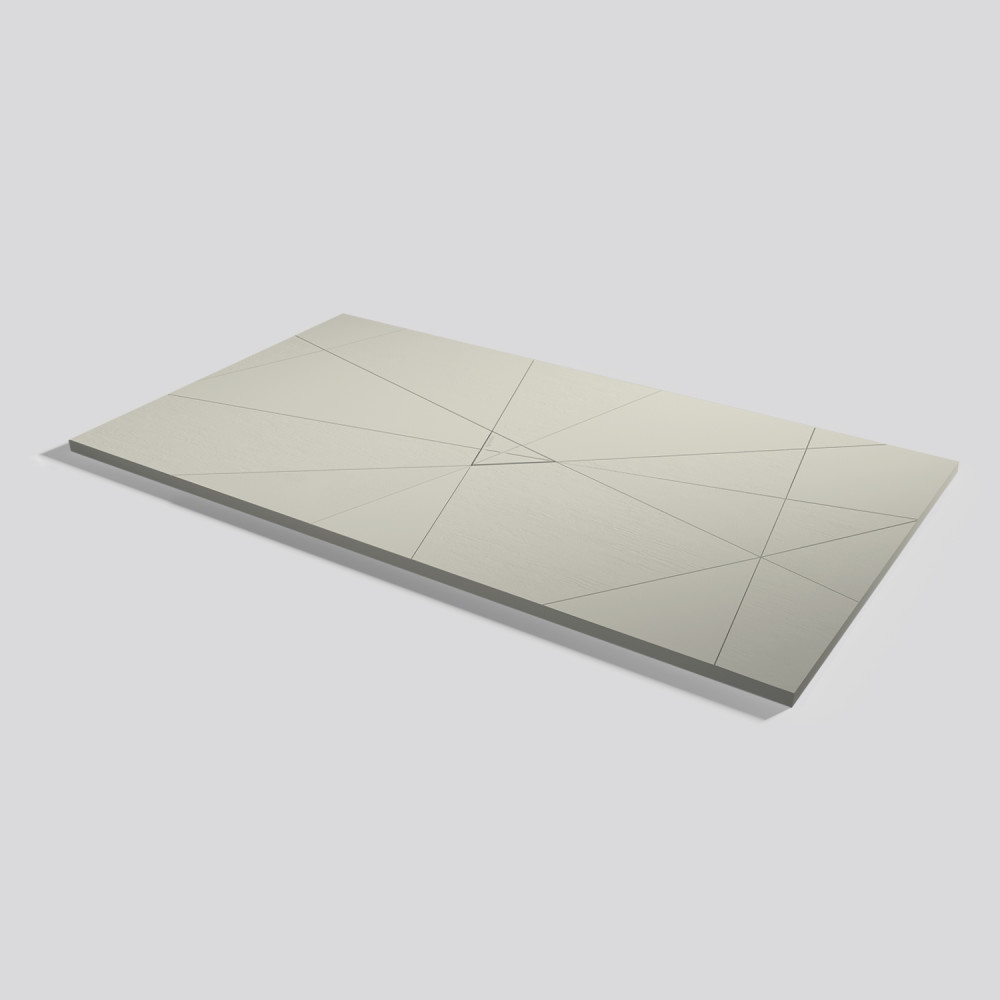 Shower tray Smart Quiz Beige Rectangular 180x100