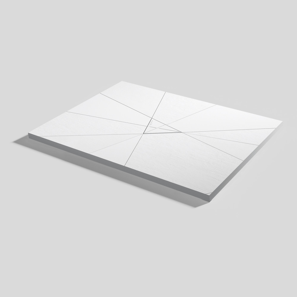 Plato de ducha Smart Quiz Blanco Rectangular 100x80