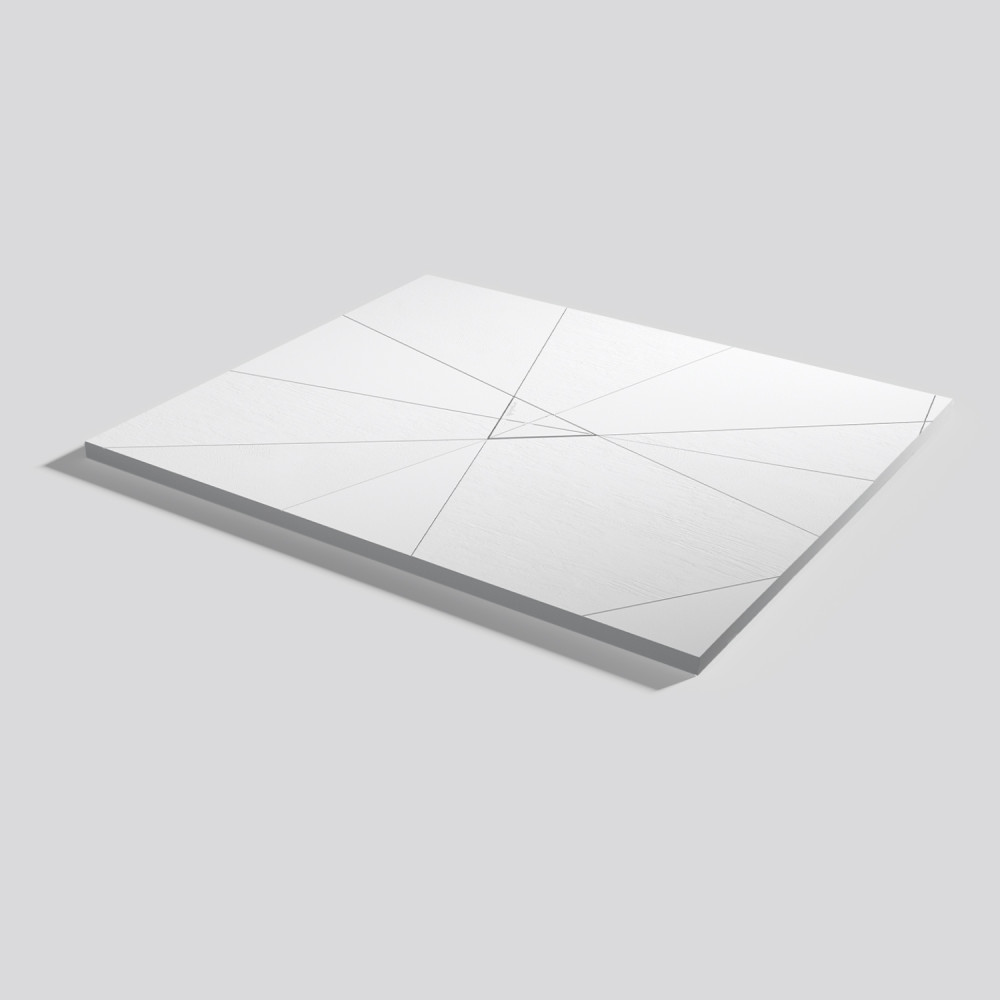 Plato de ducha Smart Quiz Blanco Rectangular 120x100