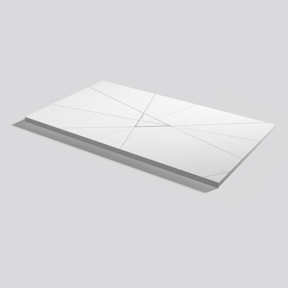 Plato de ducha Smart Quiz Blanco Rectangular 120x70