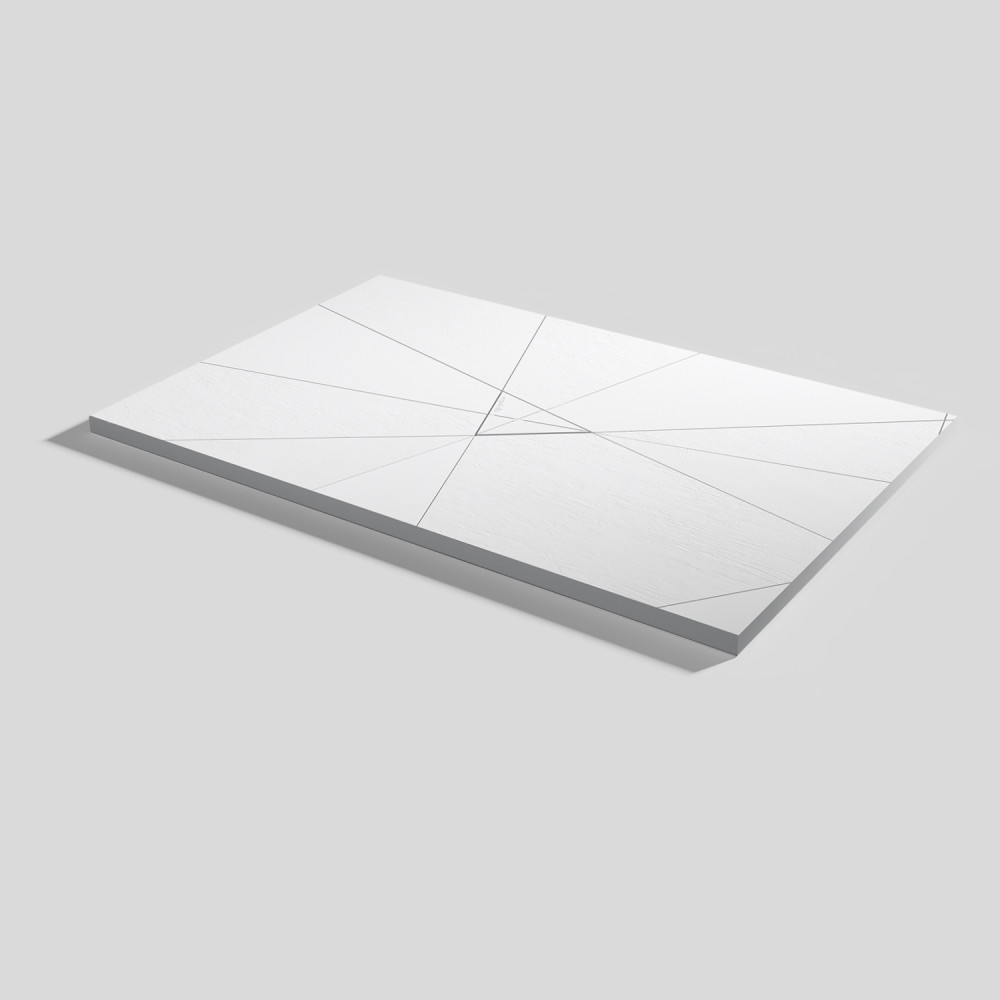 Plato de ducha Smart Quiz Blanco Rectangular 120x80