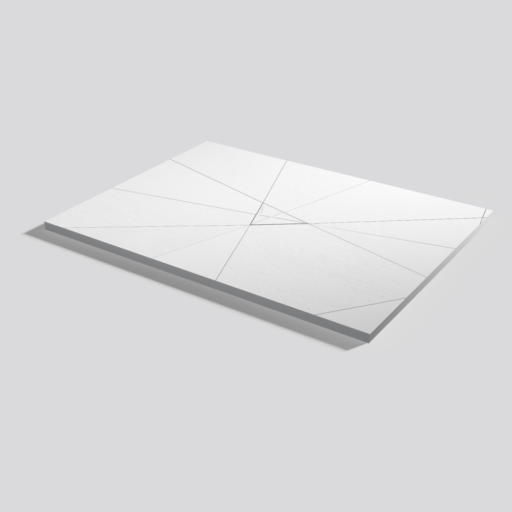 Plato de ducha Smart Quiz Blanco Rectangular 120x90