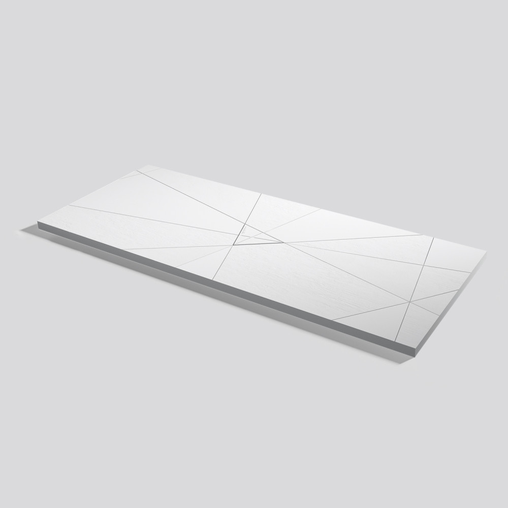 Plato de ducha Smart Quiz Blanco Rectangular 160x70