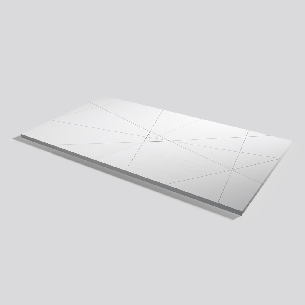 Plato de ducha Smart Quiz Blanco Rectangular 180x100