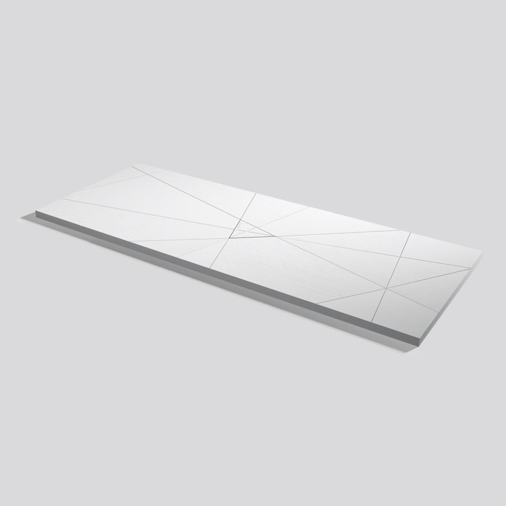 Plato de ducha Smart Quiz Blanco Rectangular 180x70