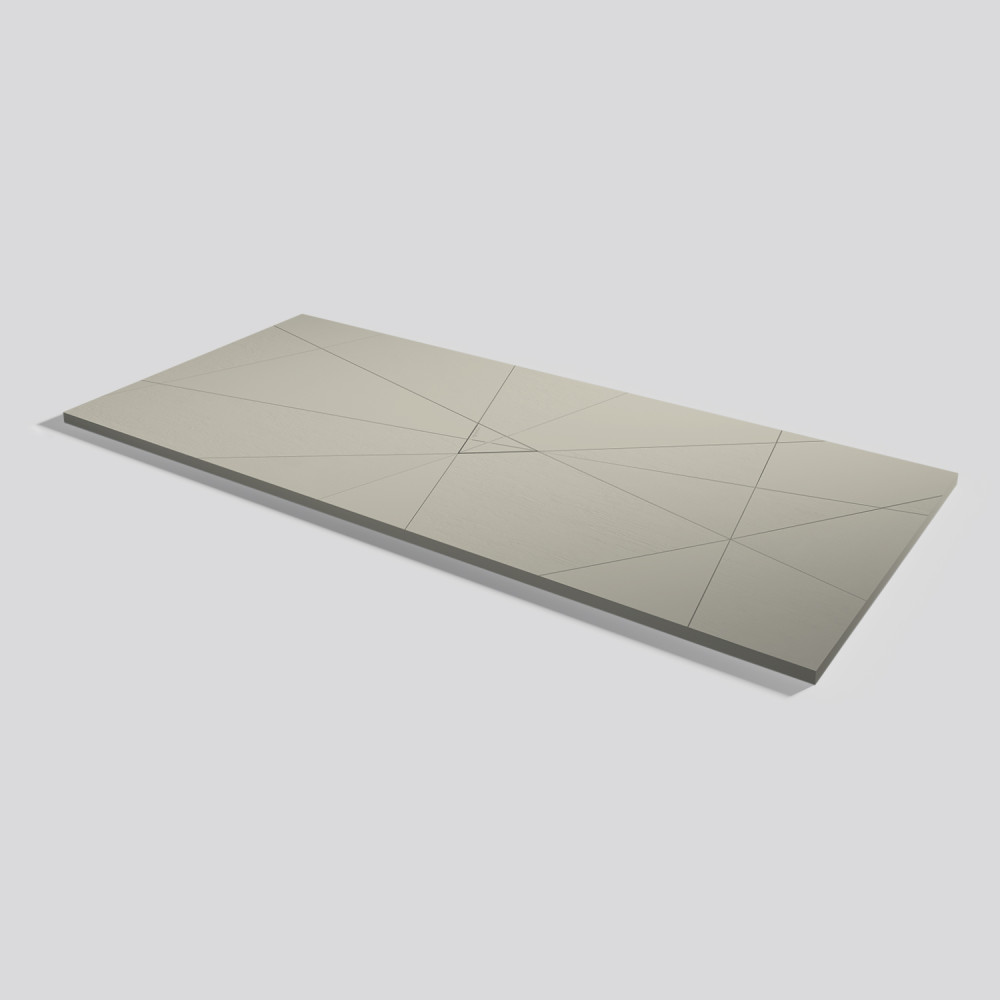 Plato de ducha Smart Quiz Crema Rectangular 200x90