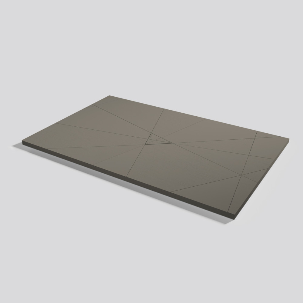 Plato de ducha Smart Quiz Fango Rectangular 160x100