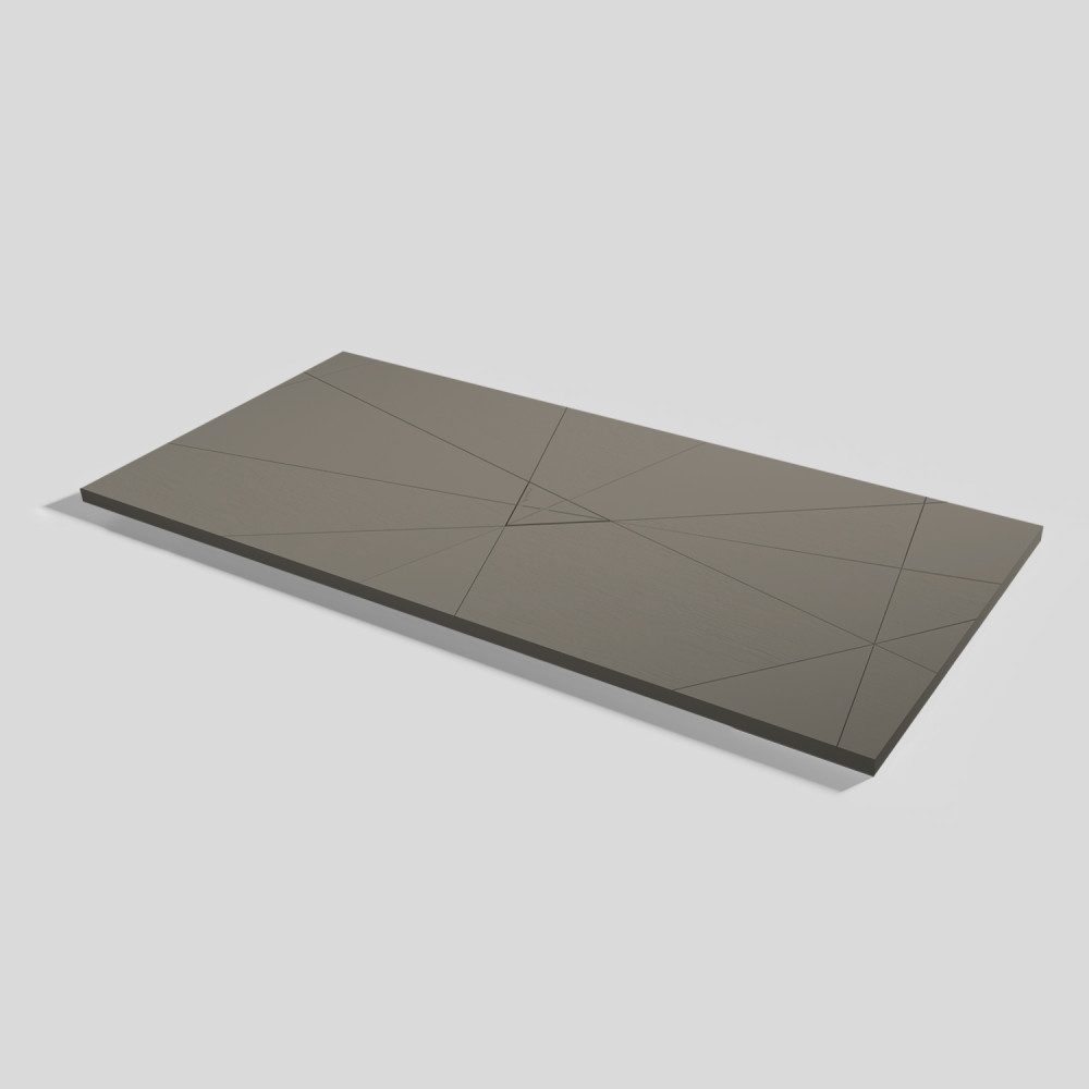 Plato de ducha Smart Quiz Fango Rectangular 160x80