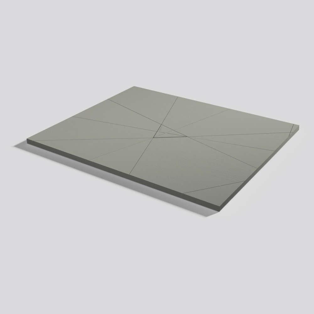 Shower tray Smart Quiz Grey Rectangular 120x100