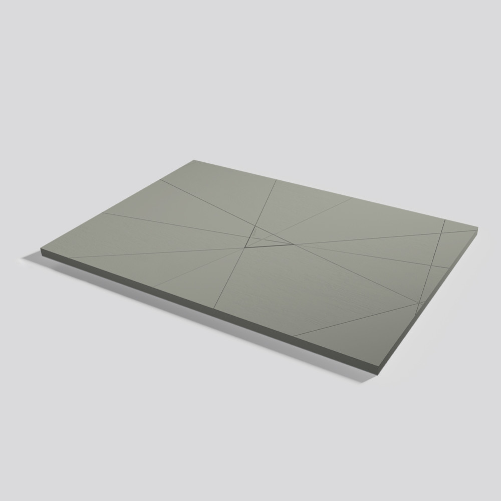 Shower tray Smart Quiz Grey Rectangular 140x100