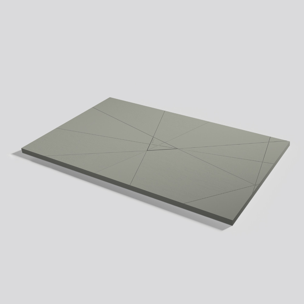 Plato de ducha Smart Quiz Grey Rectangular 140x90