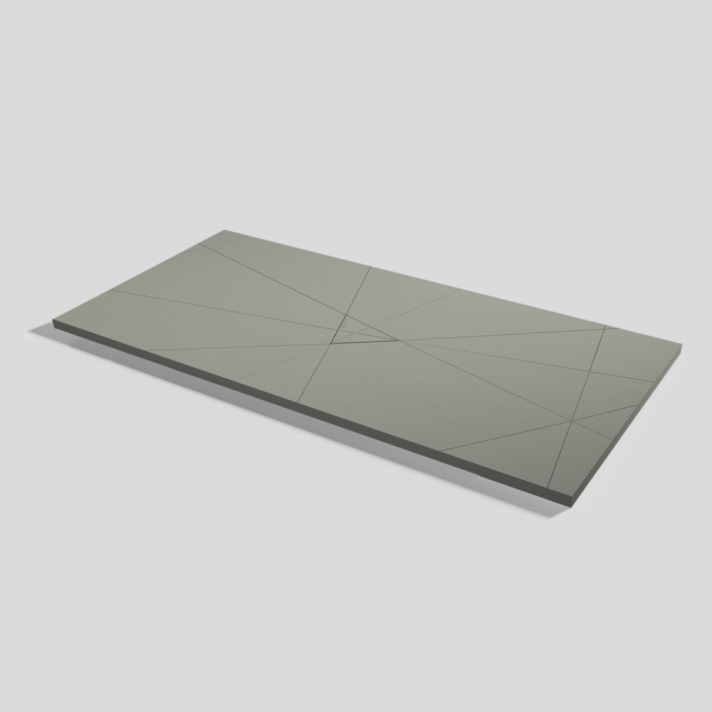 Shower tray Smart Quiz Grey Rectangular 160x80